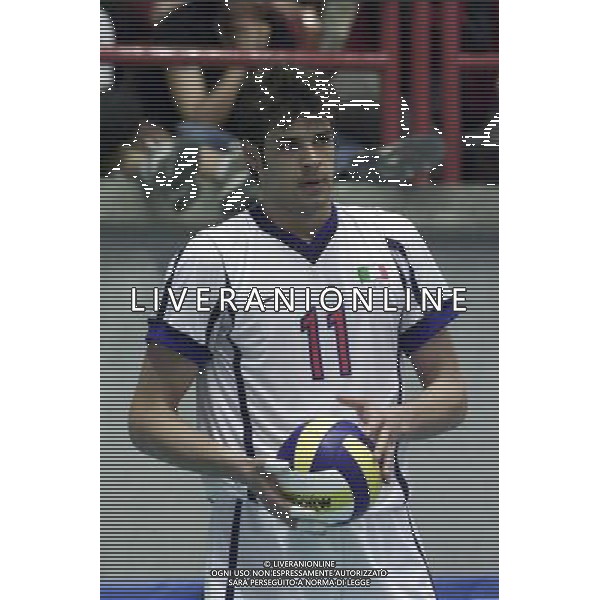 ITALIA-SPAGNA VOLLEY 25/05/2001 NELLA FOTO Hristo Zlatanov AG ALDO LIVERANI