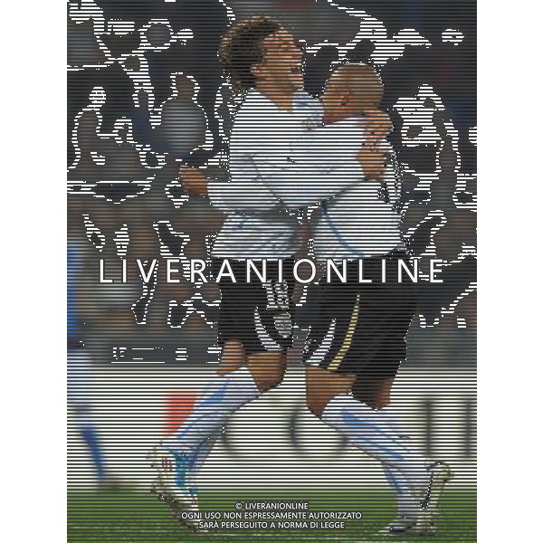 Amichevole Roma - 15.11.2011 Italia-Uruguay Nella Foto:Fernandez esulta /Ph.Vitez-Ag. Aldo Liverani