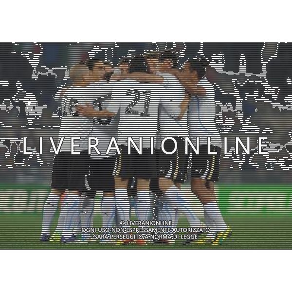 Amichevole Roma - 15.11.2011 Italia-Uruguay Nella Foto:Fernandez esulta /Ph.Vitez-Ag. Aldo Liverani