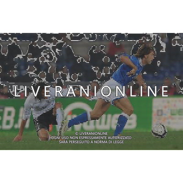 Amichevole Roma - 15.11.2011 Italia-Uruguay Nella Foto:pirlo andrea e edinson cavani /Ph.Vitez-Ag. Aldo Liverani