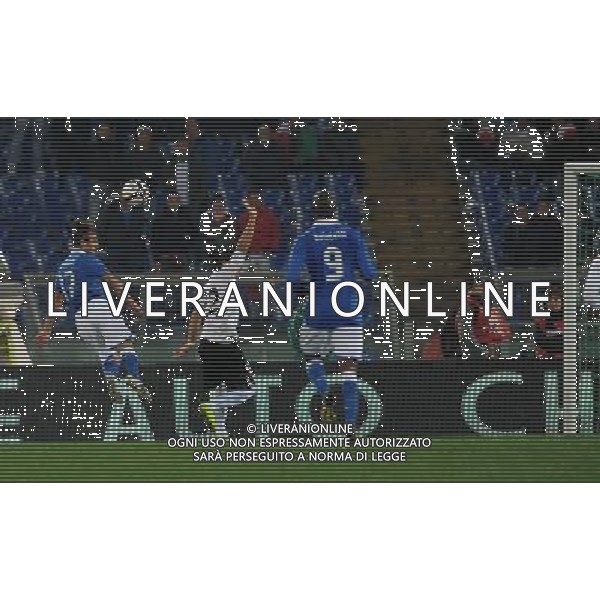 Amichevole Roma - 15.11.2011 Italia-Uruguay Nella Foto:occasione di pablo osvaldo /Ph.Vitez-Ag. Aldo Liverani