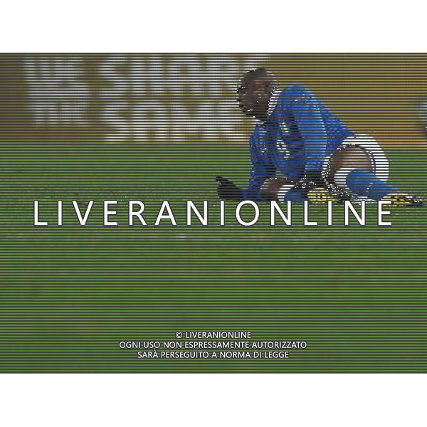 Amichevole Roma - 15.11.2011 Italia-Uruguay Nella Foto:balotelli mario a terra /Ph.Vitez-Ag. Aldo Liverani