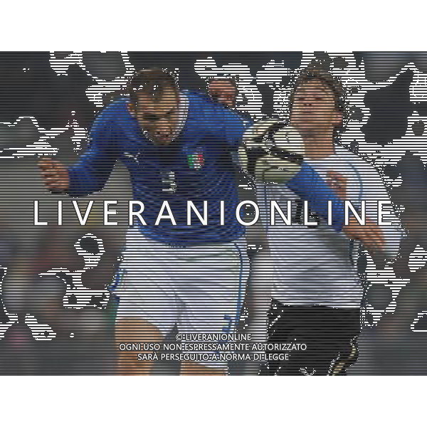 Amichevole Roma - 15.11.2011 Italia-Uruguay Nella Foto:chiellini giorgio e fernandez /Ph.Vitez-Ag. Aldo Liverani