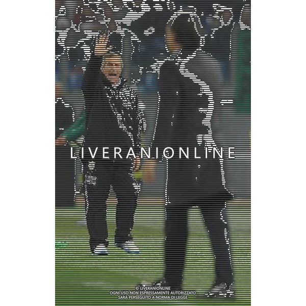 Amichevole Roma - 15.11.2011 Italia-Uruguay Nella Foto: oscar tabarez e cesare prandelli /Ph.Vitez-Ag. Aldo Liverani