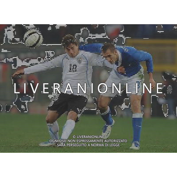 Amichevole Roma - 15.11.2011 Italia-Uruguay Nella Foto:chiellini giorgio e fernandez /Ph.Vitez-Ag. Aldo Liverani