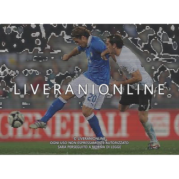 Amichevole Roma - 15.11.2011 Italia-Uruguay Nella Foto:occasione di alessandro matri /Ph.Vitez-Ag. Aldo Liverani