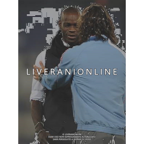 Amichevole Roma - 15.11.2011 Italia-Uruguay Nella Foto:Mario Balotelli-Edinson Cavani /Ph.Vitez-Ag. Aldo Liverani