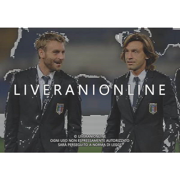 Amichevole Roma - 15.11.2011 Italia-Uruguay Nella Foto:Daniele De Rossi-Andrea Pirlo /Ph.Vitez-Ag. Aldo Liverani