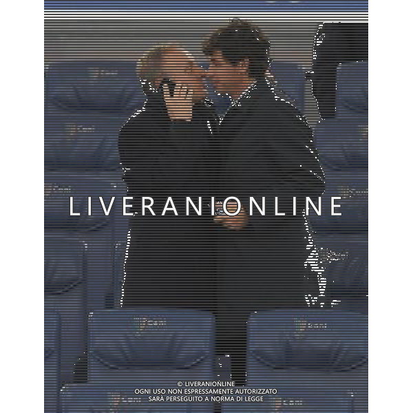 Amichevole Roma - 15.11.2011 Italia-Uruguay Nella Foto:Gianni Petrucci-Demetrio Albertini /Ph.Vitez-Ag. Aldo Liverani