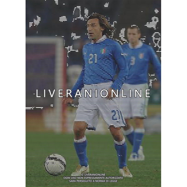 Amichevole Roma - 15.11.2011 Italia-Uruguay Nella Foto:Andrea Pirlo /Ph.Vitez-Ag. Aldo Liverani