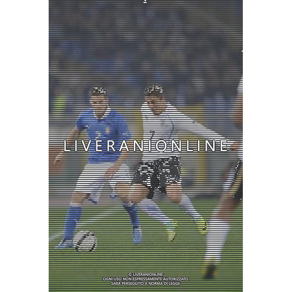 Roma - 15/11/2011 - Stadio Olimpico - Amichevole Nazionale Italiana - Italia vs Uruguay - nella foto: Cristian Rodriguez e Christian Maggio å© Fabrizio Corradetti - Ag. Aldo Liverani sas