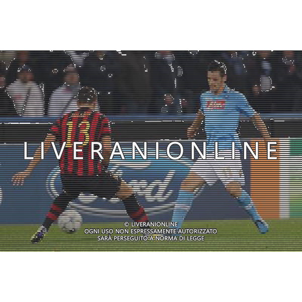 NAPOLI - MANCHESTER CITY CHAMPIONS LEAGUE 22/11/2011 NELLA FOTO: CHRISTIAN MAGGIO ©MOSCA/AGENZIA ALDO LIVERANI SAS