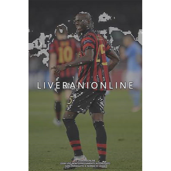 Napoli - 22/11/2011 - Stadio San Paolo - Uefa Champions League 2011/2012 - Fase a gironi (Gruppo A) - Napoli vs Manchester City - nella foto: esultanza dopo il golo di balotelli mario å© Fabrizio Corradetti - Ag. Aldo Liverani sas