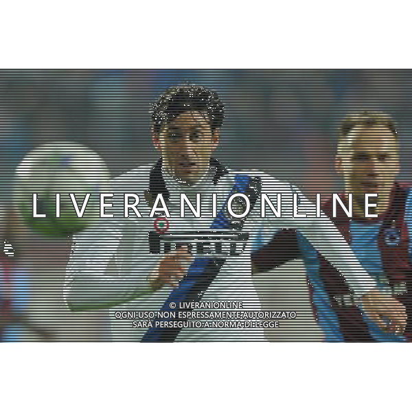 UEFA Champions League Group B soccer match between Trabzonspor and Inter Milan at Avni Aker stadium in Trabzon, Turkey, 22.11.2011. Match Scored : Trabzonspor 1 - Inter 1 Pictured: Diego Milito of Inter and Arkadiusz Glowacki of Trabzonspor. PILKA NOZNA LIGA MISTRZOW SEZON 2011/2012 TRABZONSPORT - INTER MEDIOLAN FOT.SESKIMPHOTO/NEWSPIX.PL TURKEY, GERMANY, AUSTRIA AND UK OUT !!! --- Newspix.pl /AG ALDO LIVERANI SAS CHAMPIONS LEAGUE TRABZONSPOR - INTER - ITALY ONLY - *** Local Caption *** .