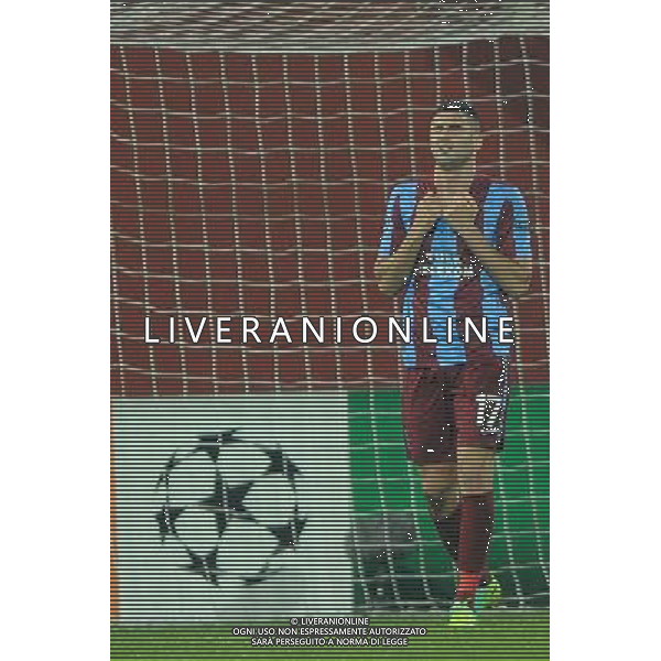 UEFA Champions League Group B soccer match between Trabzonspor and Inter Milan at Avni Aker stadium in Trabzon, Turkey, 22.11.2011. Match Scored : Trabzonspor 1 - Inter 1 Pictured: Burak Yilmaz of Trabzonspor. PILKA NOZNA LIGA MISTRZOW SEZON 2011/2012 TRABZONSPORT - INTER MEDIOLAN FOT.SESKIMPHOTO/NEWSPIX.PL TURKEY, GERMANY, AUSTRIA AND UK OUT !!! --- Newspix.pl /AG ALDO LIVERANI SAS CHAMPIONS LEAGUE TRABZONSPOR - INTER - ITALY ONLY - *** Local Caption *** .