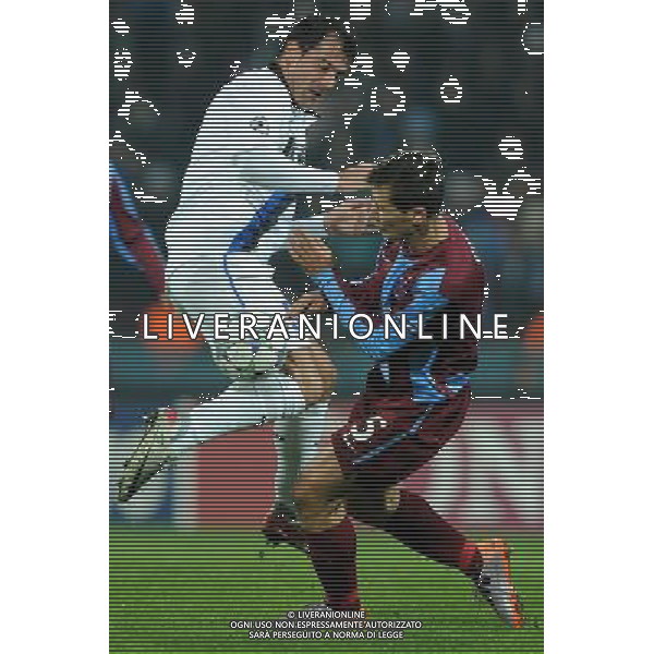 UEFA Champions League Group B soccer match between Trabzonspor and Inter Milan at Avni Aker stadium in Trabzon, Turkey, 22.11.2011. Match Scored : Trabzonspor 1 - Inter 1 Pictured: Dejan Stankovic (L) of Inter and Marek Cech of Trabzonspor. PILKA NOZNA LIGA MISTRZOW SEZON 2011/2012 TRABZONSPORT - INTER MEDIOLAN FOT.SESKIMPHOTO/NEWSPIX.PL TURKEY, GERMANY, AUSTRIA AND UK OUT !!! --- Newspix.pl /AG ALDO LIVERANI SAS CHAMPIONS LEAGUE TRABZONSPOR - INTER - ITALY ONLY - *** Local Caption *** .