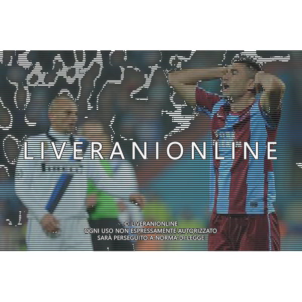 UEFA Champions League Group B soccer match between Trabzonspor and Inter Milan at Avni Aker stadium in Trabzon, Turkey, 22.11.2011. Match Scored : Trabzonspor 1 - Inter 1 Pictured: Burak Yilmaz of Trabzonspor. PILKA NOZNA LIGA MISTRZOW SEZON 2011/2012 TRABZONSPORT - INTER MEDIOLAN FOT.SESKIMPHOTO/NEWSPIX.PL TURKEY, GERMANY, AUSTRIA AND UK OUT !!! --- Newspix.pl /AG ALDO LIVERANI SAS CHAMPIONS LEAGUE TRABZONSPOR - INTER - ITALY ONLY - *** Local Caption *** .