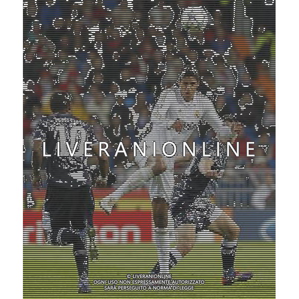 Real Madrid\'s Raphael Varane and Dinamo de Zagreb\'s during Champions League match on november 22nd, 2011 Photo: Cid-Fuentes / Cebolla / ALFAQUI /AG ALDO LIVERANI REAL MADRID DINAMO ZAGABRIA CHAMPIONS LEAGUE - ITALY ONLY -