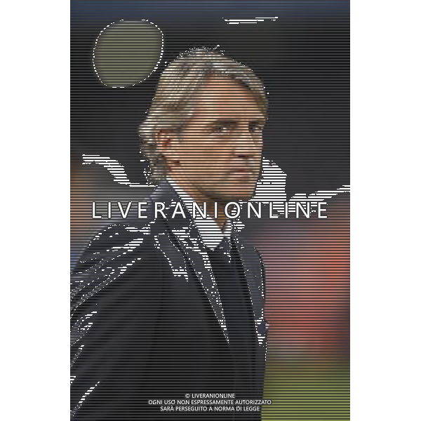 Napoli - 22/11/2011 - Stadio San Paolo - Uefa Champions League 2011/2012 - Fase a gironi (Gruppo A) - Napoli vs Manchester City - nella foto: Roberto Mancini å© Fabrizio Corradetti - Ag. Aldo Liverani sas
