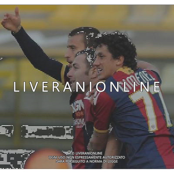 BOLOGNA CROTONE COPPA ITALIA 23/11/2011 NELLA FOTO ESULTANZA DOPO GOL VANTAGGIATO FOTO SCHICCHI/ALDO LIVERANI