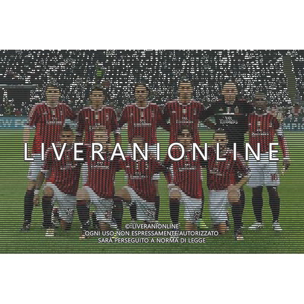 UEFA Champions League 2011/2012 Gruppo H Milano - 23.11.2011 Milan-Barcellona Nella Foto:milan squadra formazione /Ph.Vitez-Ag. Aldo Liverani