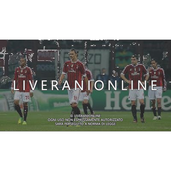 UEFA Champions League 2011/2012 Gruppo H Milano - 23.11.2011 Milan-Barcellona Nella Foto:delusione milan /Ph.Vitez-Ag. Aldo Liverani
