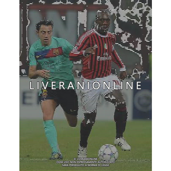 UEFA Champions League 2011/2012 Gruppo H Milano - 23.11.2011 Milan-Barcellona Nella Foto:seedorf xavi /Ph.Vitez-Ag. Aldo Liverani
