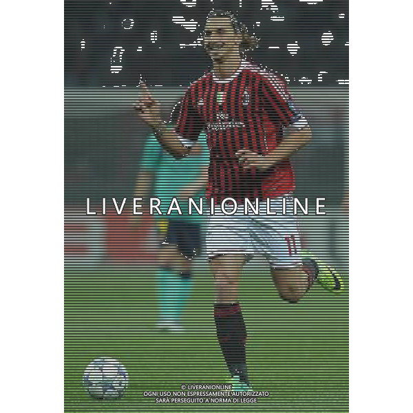 UEFA Champions League 2011/2012 Gruppo H Milano - 23.11.2011 Milan-Barcellona Nella Foto:ibrahimovic /Ph.Vitez-Ag. Aldo Liverani