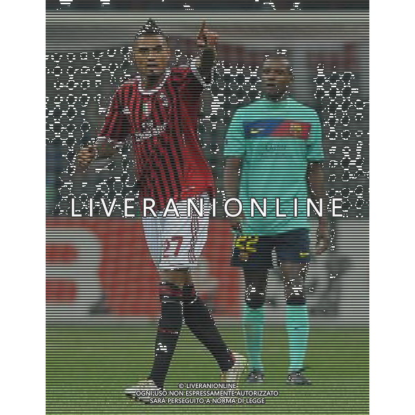 UEFA Champions League 2011/2012 Gruppo H Milano - 23.11.2011 Milan-Barcellona Nella Foto:boateng esulta /Ph.Vitez-Ag. Aldo Liverani
