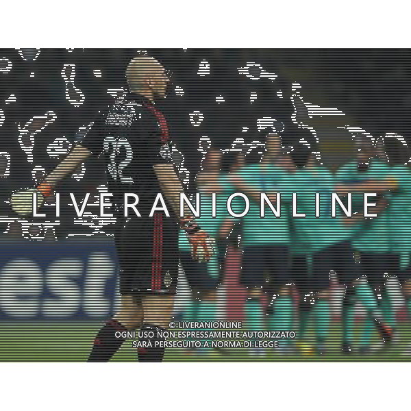 UEFA Champions League 2011/2012 Gruppo H Milano - 23.11.2011 Milan-Barcellona Nella Foto:delusione abbiati /Ph.Vitez-Ag. Aldo Liverani