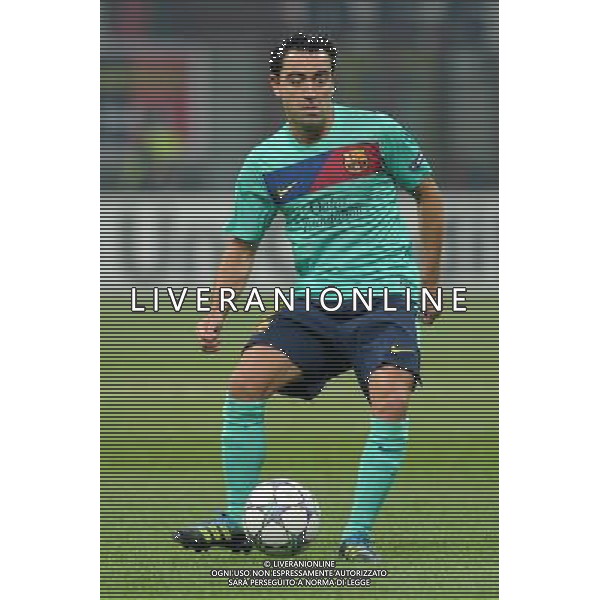 UEFA Champions League - Fase a Gironi 5Á giornata Gruppo H Milano 23-11-2011 Milan - Barcellona nella foto: Xavi Hernandez (Barcellona) foto Roberto Garavaglia - ag. Aldo Liverani sas