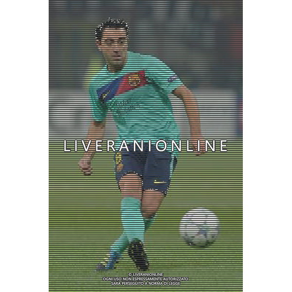 UEFA Champions League - Fase a Gironi 5Á giornata Gruppo H Milano 23-11-2011 Milan - Barcellona nella foto: Xavi Hernandez (Barcellona) foto Roberto Garavaglia - ag. Aldo Liverani sas