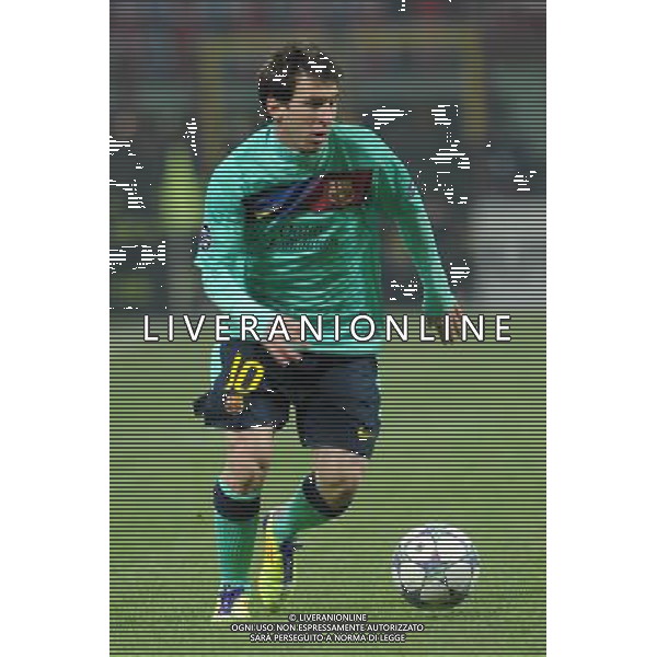 UEFA Champions League - Fase a Gironi 5Á giornata Gruppo H Milano 23-11-2011 Milan - Barcellona nella foto: Lionel Messi (Barcellona) foto Roberto Garavaglia - ag. Aldo Liverani sas