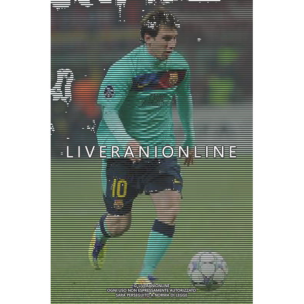 UEFA Champions League - Fase a Gironi 5Á giornata Gruppo H Milano 23-11-2011 Milan - Barcellona nella foto: Lionel Messi (Barcellona) foto Roberto Garavaglia - ag. Aldo Liverani sas