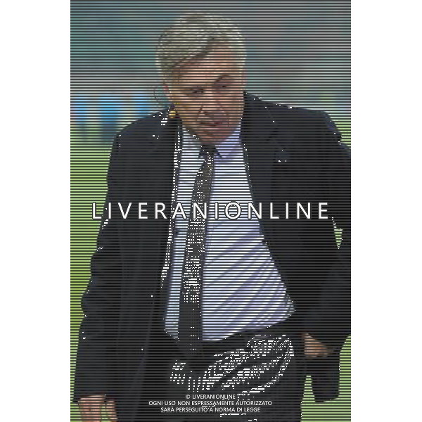 UEFA Champions League - Fase a Gironi 5Á giornata Gruppo H Milano 23-11-2011 Milan - Barcellona nella foto: l\'ex allenatore del Milan Carlo Ancelotti opinionista per la televisione foto Roberto Garavaglia - ag. Aldo Liverani sas