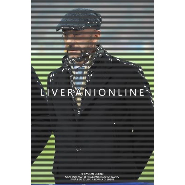 UEFA Champions League - Fase a Gironi 5Á giornata Gruppo H Milano 23-11-2011 Milan - Barcellona nella foto: l\'ex calciatore Gianluca Vialli opinionista per la televisione foto Roberto Garavaglia - ag. Aldo Liverani sas