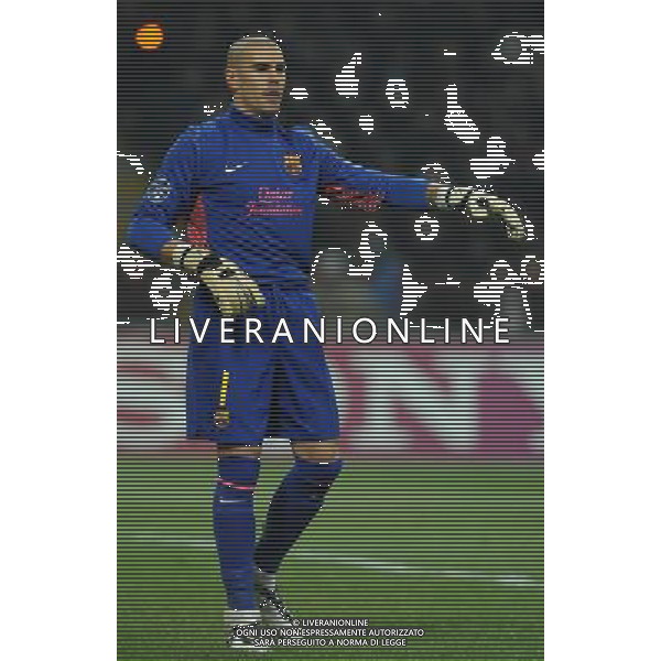 UEFA Champions League 2011/2012 Gruppo H Milano - 23.11.2011 Milan-Barcellona Nella Foto:Victor Valdes /Ph.Vitez-Ag. Aldo Liverani