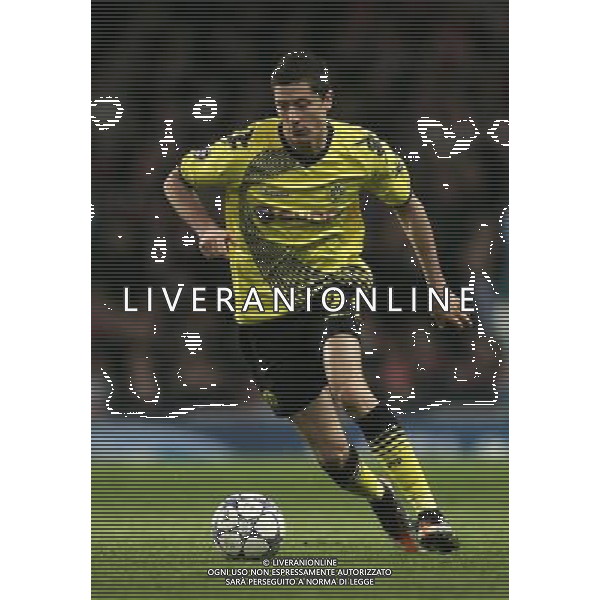 Borussia Dortmund\'s Robert Lewandowski in action during todays match Football - UEFA Champions League - Group F - Arsenal London v Borussia Dortmund - Wed 23 Nov 2011 - Emirates Stadium - London - UK Foto: Michal Zemanek / Newspix.pl --- Newspix.pl AG ALDO LIVERANI S A S ONLY ITALY *** Local Caption *** www.newspix.pl mail us: info@newspix.pl call us: 0048 022 23 22 222 --- Polish Picture Agency by Ringier Axel Springer Poland