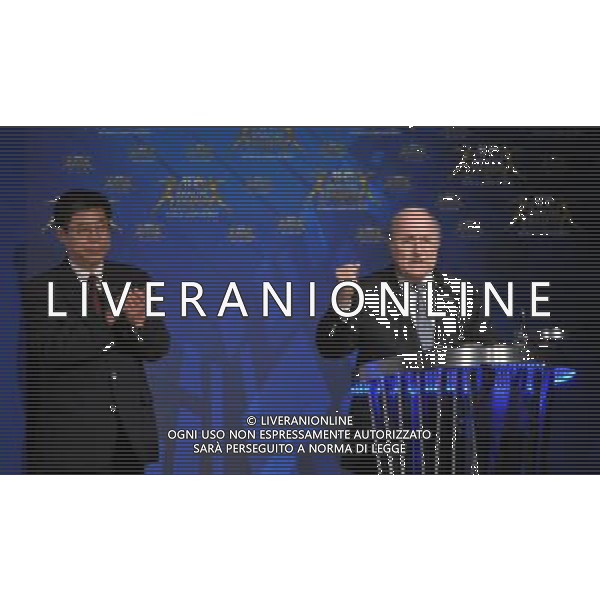 (111123) -- KUALA LUMPUR, Nov. 23, 2011 () -- FIFA President Sepp Blatter (R) speaks during the AFC Annual Awards 2011 in Kuala Lumpur, Malaysia, Nov. 23, 2011. (/Chong Voon Chung) (jyc) AG ALDO LIVERANI S A S ONLY ITALY