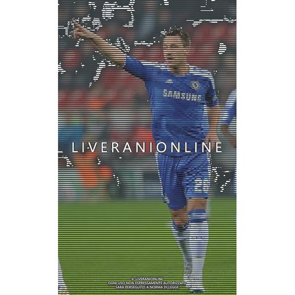 (111124) -- LEVERKUSEN, Nov. 24, 2011 () -- John Terry of Chelsea FC reacts during the UEFA Champions League Group E match against Bayer 04 Leverkusen at Bay Arena in Leverkusen, Germany, Nov. 23, 2011. Bayer 04 Leverkusen won the match 2-1. (/Ma Ning) AG ALDO LIVERANI S A S ONLY ITALY