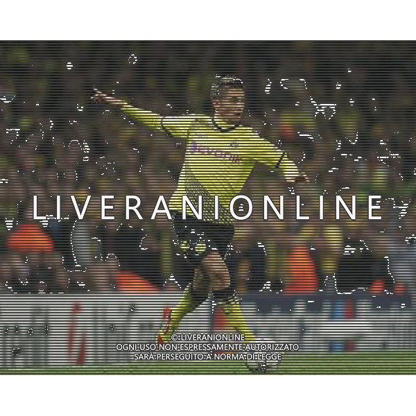 Borussia Dortmund\'s Moritz Leitner in action during todays match Football - UEFA Champions League - Group F - Arsenal London v Borussia Dortmund - Wed 23 Nov 2011 - Emirates Stadium - London - UK Foto: Michal Zemanek / Newspix.pl LIGA MISTRZOW SEZON 2011/2012 PILKA NOZNA ARSENAL LONDYN vs BORUSSIA DORTMUND --- Newspix.pl - AG. ALDO LIVERANI SAS ITALY ONLY