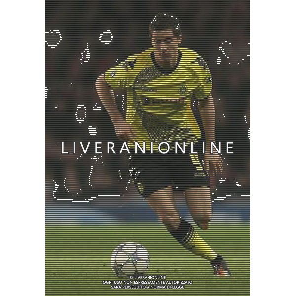 Borussia Dortmund\'s Robert Lewandowski in action during todays match Football - UEFA Champions League - Group F - Arsenal London v Borussia Dortmund - Wed 23 Nov 2011 - Emirates Stadium - London - UK Foto: Michal Zemanek / Newspix.pl LIGA MISTRZOW SEZON 2011/2012 PILKA NOZNA ARSENAL LONDYN vs BORUSSIA DORTMUND --- Newspix.pl - AG. ALDO LIVERANI SAS ITALY ONLY