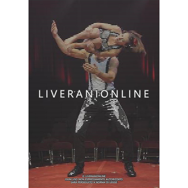 Chris-Iris performing at a press call to promote La Soiree, a new unique theatre show with a heady cocktail of cabaret, new burlesque and circus sideshows, Roundhouse, London. 24th November 2011 ©photoshot/AG ALDO LIVERANI SAS- ITALY ONLY -