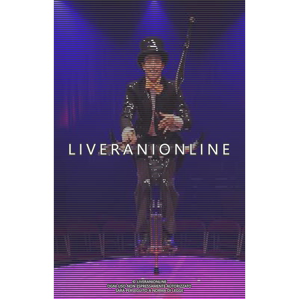 Nate Cooper performing at a press call to promote La Soiree, a new unique theatre show with a heady cocktail of cabaret, new burlesque and circus sideshows, Roundhouse, London. 24th November 2011 ©photoshot/AG ALDO LIVERANI SAS- ITALY ONLY -