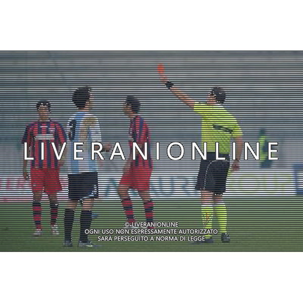 Campionato Lega PRO 1° Divisione girone A - 14° Giornata Monza 27-11-2011 Tritium - Taranto nella foto: Possenti (Tritium) viene espulso foto Roberto Garavaglia - ag. Aldo Liverani sas