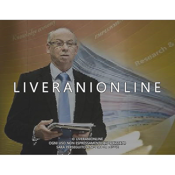 EU budget commissioner Janusz Lewandowski talks to the press at European Commission headquarters in Brussels, Belgium on 2011-11-30 by Wiktor Dabkowski AG ALDO LIVERANI S A S ONLY ITALY
