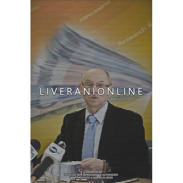 EU budget commissioner Janusz Lewandowski talks to the press at European Commission headquarters in Brussels, Belgium on 2011-11-30 by Wiktor Dabkowski AG ALDO LIVERANI S A S ONLY ITALY