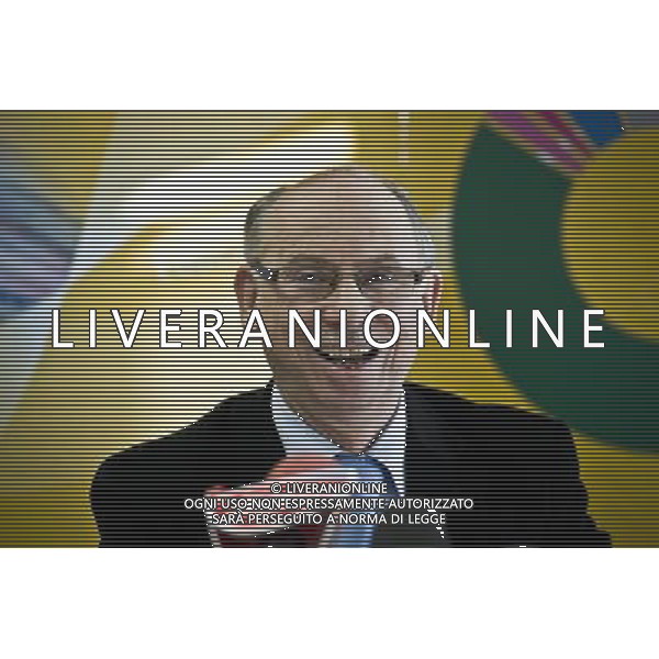 EU budget commissioner Janusz Lewandowski talks to the press at European Commission headquarters in Brussels, Belgium on 2011-11-30 by Wiktor Dabkowski AG ALDO LIVERANI S A S ONLY ITALY