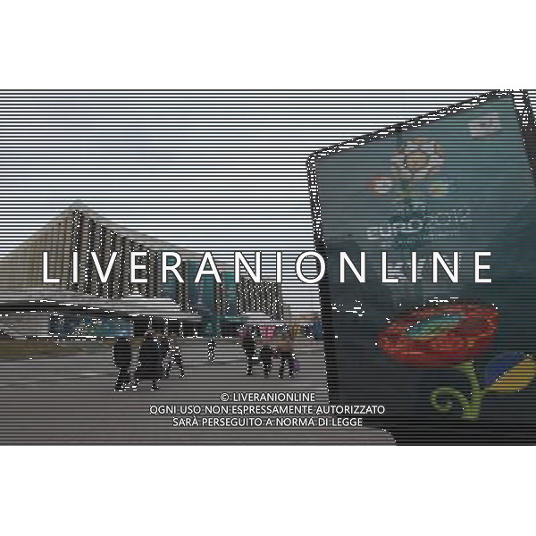 KIEV UCRAINA PALAZZO DELLE ARTI DOVE AVRA\' LUOGO IL SORTEGGIO PER GLI EUROPEI 2012 UCRAINA POLONIA ©NEWSPIX/ALDO LIVERANI SAS - ITALY ONLY - *** Local Caption *** .