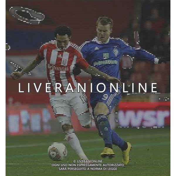 Stoke\'s Jermaine Pennant battles with Kiev\'s Andril Iarmolenko Football - UEFA Europa League Group E - Stoke City v Dynamo Kiev - Thu 01 Dec 2011 - Britannia Stadium - Stoke © CameraSport - 43 Linden Ave. Countesthorpe. Leicester. England. LE8 5PG - Tel: +44 (0) 116 277 4147 - admin@camerasport.com - www.camerasport.com EUROPA LEAGUE STOKE CITY - DYNAMO KIEV ©AG ALDO LIVERANI SAS ITALY ONLY *** Local Caption *** .